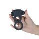 Подвійне ерекційне кільце з вібрацією Lux Active-Triad - Vibrating Dual Cock Ring, пульт ДК