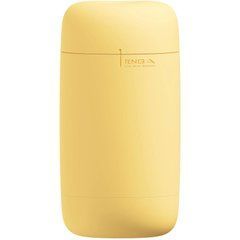 Мастурбатор TENGA PUFFY Custard Yellow, ультрам&rsquo;який матеріал, багаторазовий, наскрізний