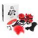 BDSM-набір Art of Sex &ndash; Soft Touch BDSM Set, червоний, 9 предметів