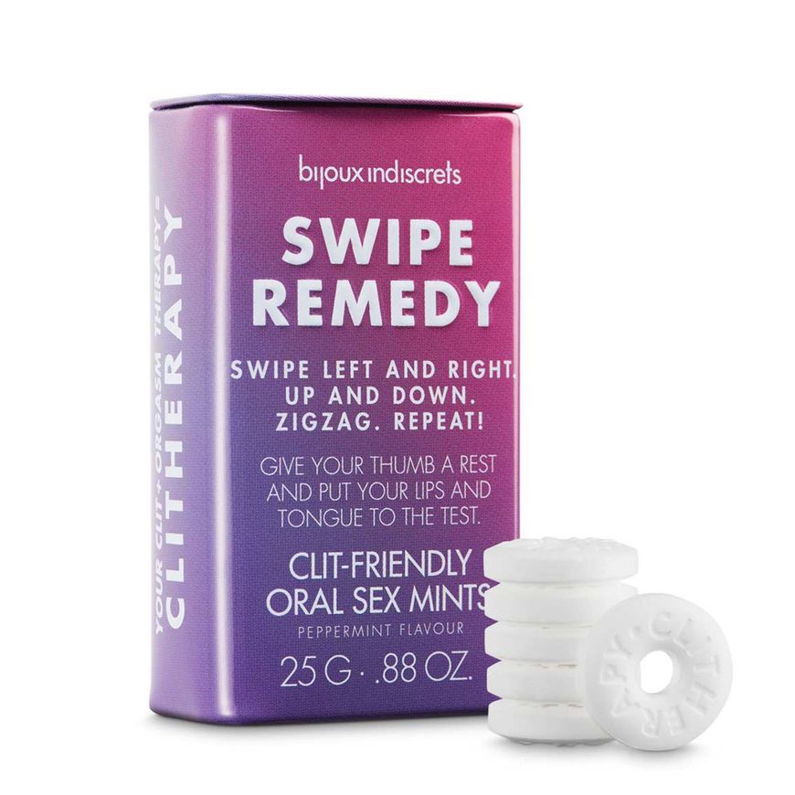 М'ятні цукерки Bijoux Indiscrets Swipe Remedy – clitherapy oral sex mints