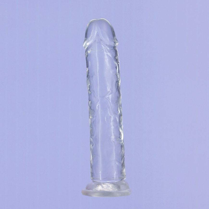 Фалоімітатор ADDICTION - Crystal Vertical Dong 7&rdquo;