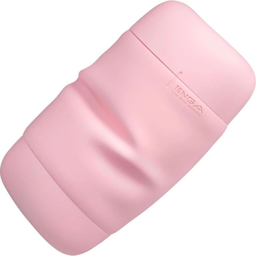 Мастурбатор TENGA PUFFY Strawberry Pink, ультрам&rsquo;який матеріал, багаторазовий, наскрізний