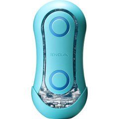 Мастурбатор Tenga Flip Orb &mdash; Ocean Blue, з можливістю зміни тиску та стимулювальними кульками всередині