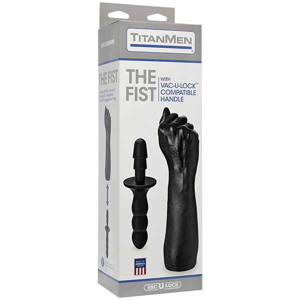 Кулак для фістинга Doc Johnson Titanmen The Fist with Vac-U-Lock Compatible Handle, діаметр 7,6 см