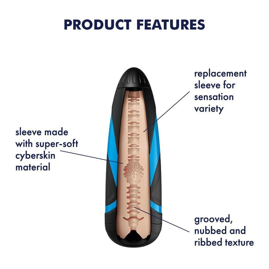 Запасной рукав - вставка для мастурбатора Satisfyer Men TRI DELIGHTS