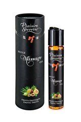 Масажна олія Plaisirs Secrets Exotic Fruits (59мл) з афродизіаками їстівна, подарункова упаковка