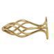 Анальна пробка LOCKINK SEVANDA Hollow Spiral Golden Metal Anal Plug - L size