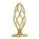 Анальна пробка LOCKINK SEVANDA Hollow Spiral Golden Metal Anal Plug - L size
