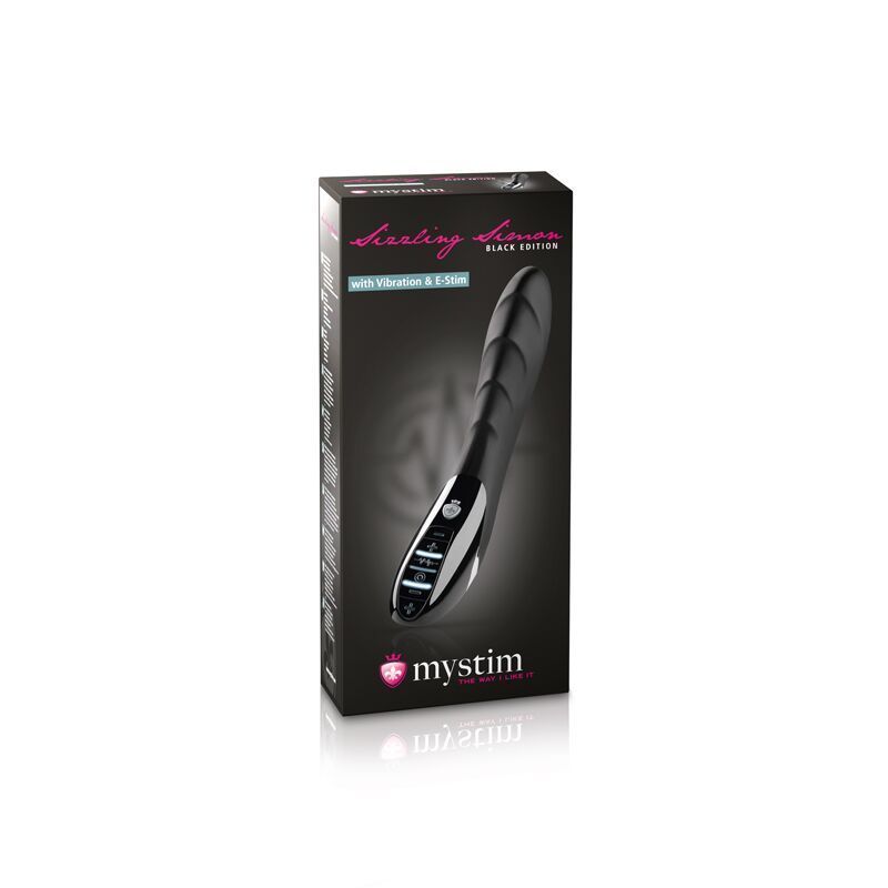 Вібратор з електростимуляцією Mystim Sizzling Simon eStim Black, міостімулятор