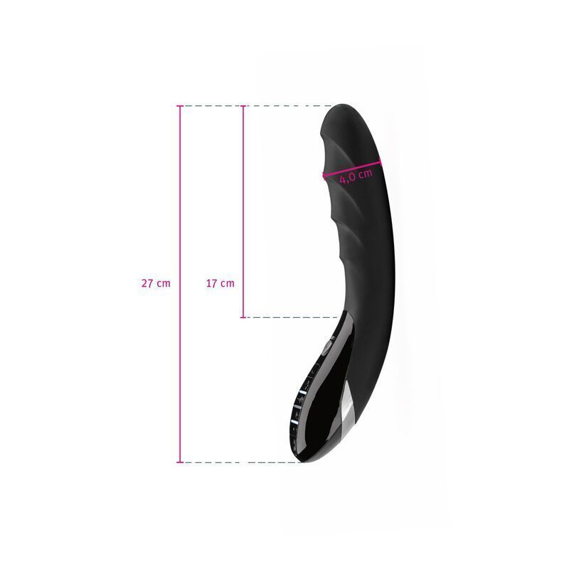 Вібратор з електростимуляцією Mystim Sizzling Simon eStim Black, міостімулятор