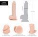 Фалоімітатор ADDICTION - Mark 7.5" Dildo With Balls, Beige