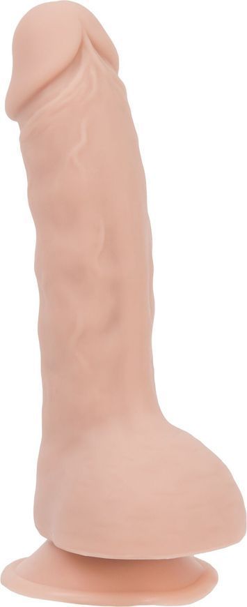 Фалоімітатор ADDICTION - BRAD 7.5" Dildo With Balls, Beige