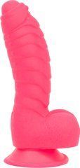 Фалоімітатор ADDICTION - Tom 7" Dildo With Balls - Pink