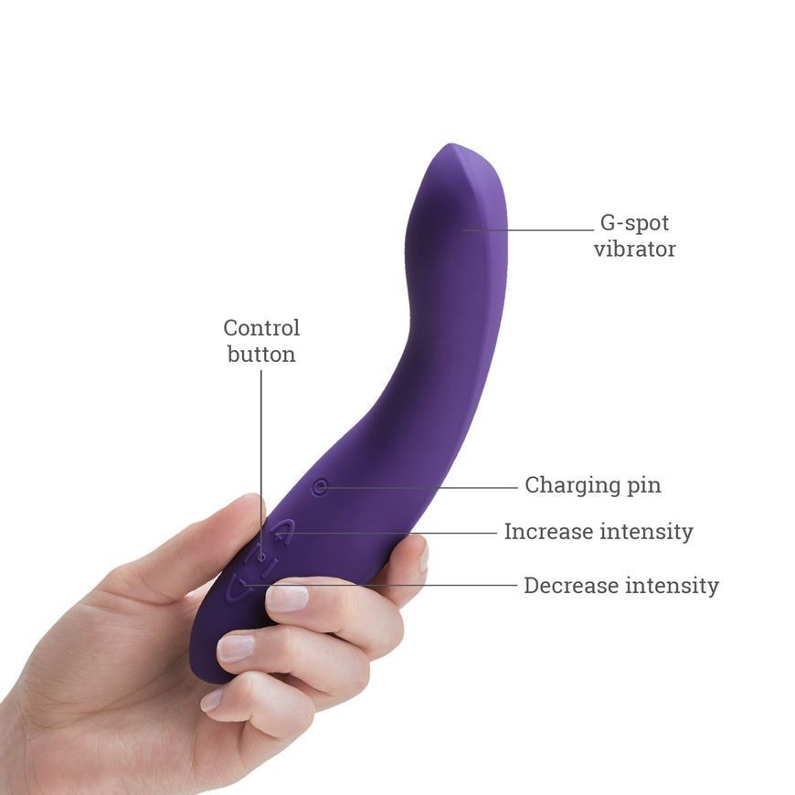 Смарт-вібратор для точки G We-Vibe Rave G-Spot, Фіолетовий