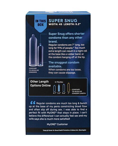 Презервативи MyONE Super Snug 10 шт, картонна коробка