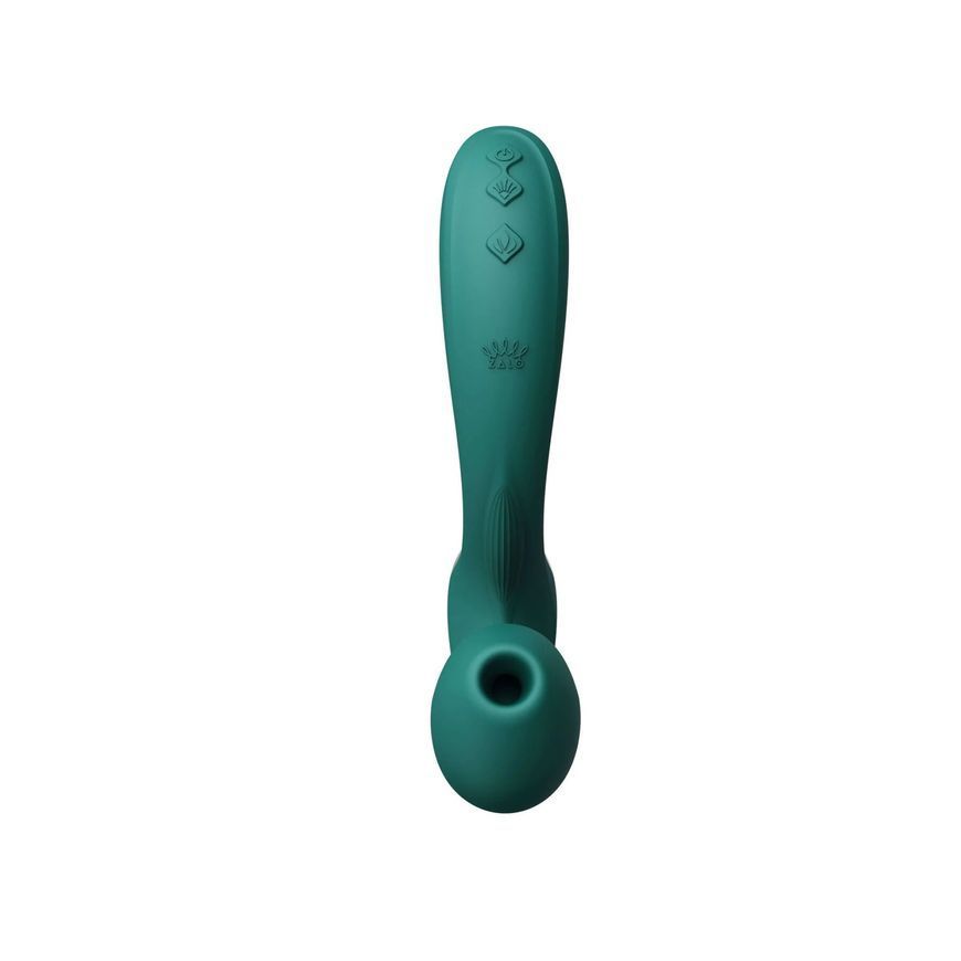 Вібратор-пульсатор з вакуумною насадкою Zalo &ndash; Talis G-Spot PulseWave Vibrator Turquoise Green