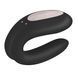 Смартвібратор для пар Satisfyer Double Joy Black із широким кліторальним стимулятором