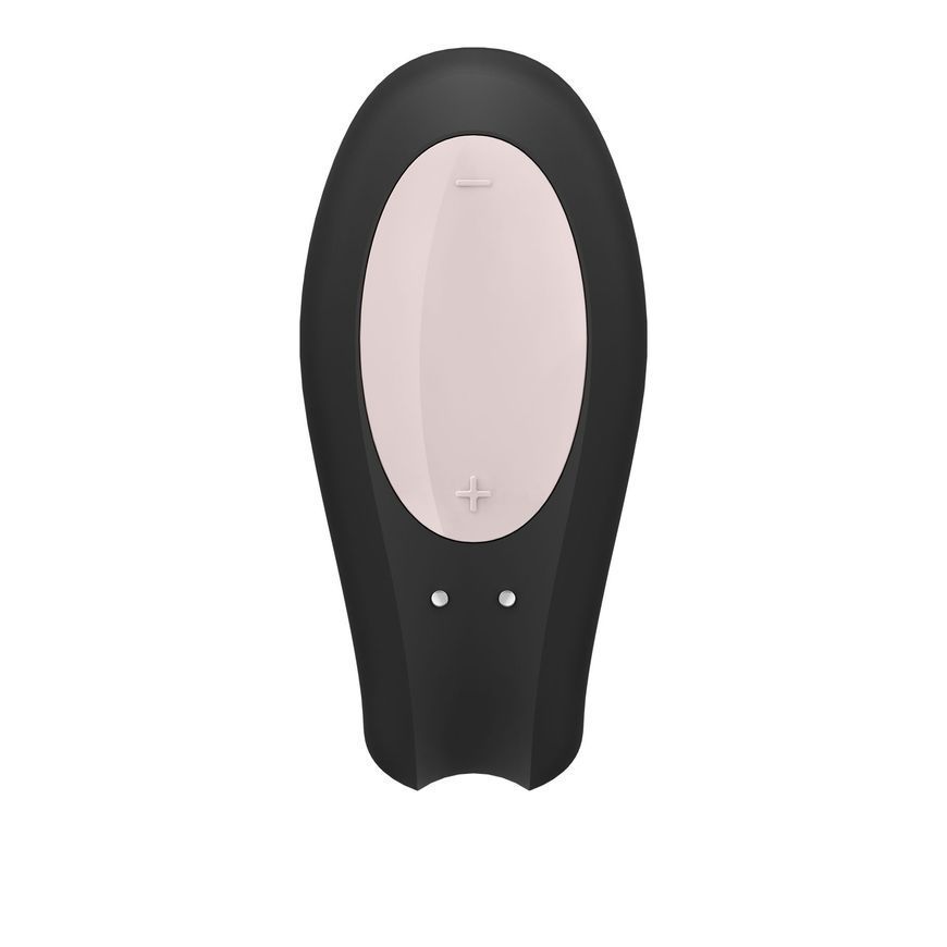 Смартвібратор для пар Satisfyer Double Joy Black із широким кліторальним стимулятором
