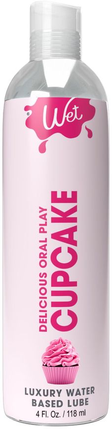 Лубрикант на водній основі Wet Oral Play Cupcake (118 мл), їстівний, без цукру