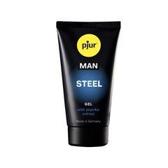 Гель для пеніса стимулювальний pjur MAN Steel Gel 50 ml з екстрактом паприки та ментолом