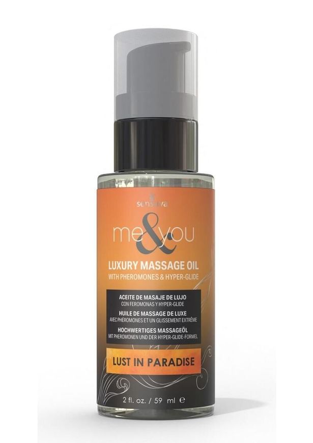 Масажна олія Sensuva Sensuva Me&You - Lust in Paradise (Lemon, Ginger, Orange, Vanilla & Sugar) 59 м