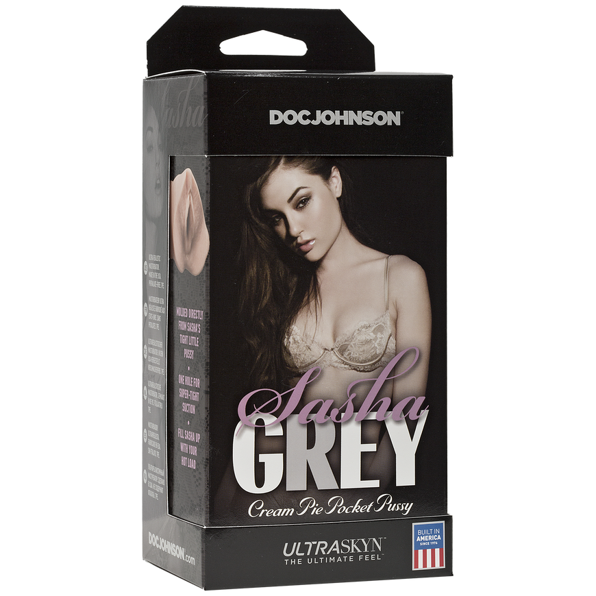 Мастурбатор вагіна Doc Johnson Sasha Grey - Ultraskyn Cream Pie Pocket