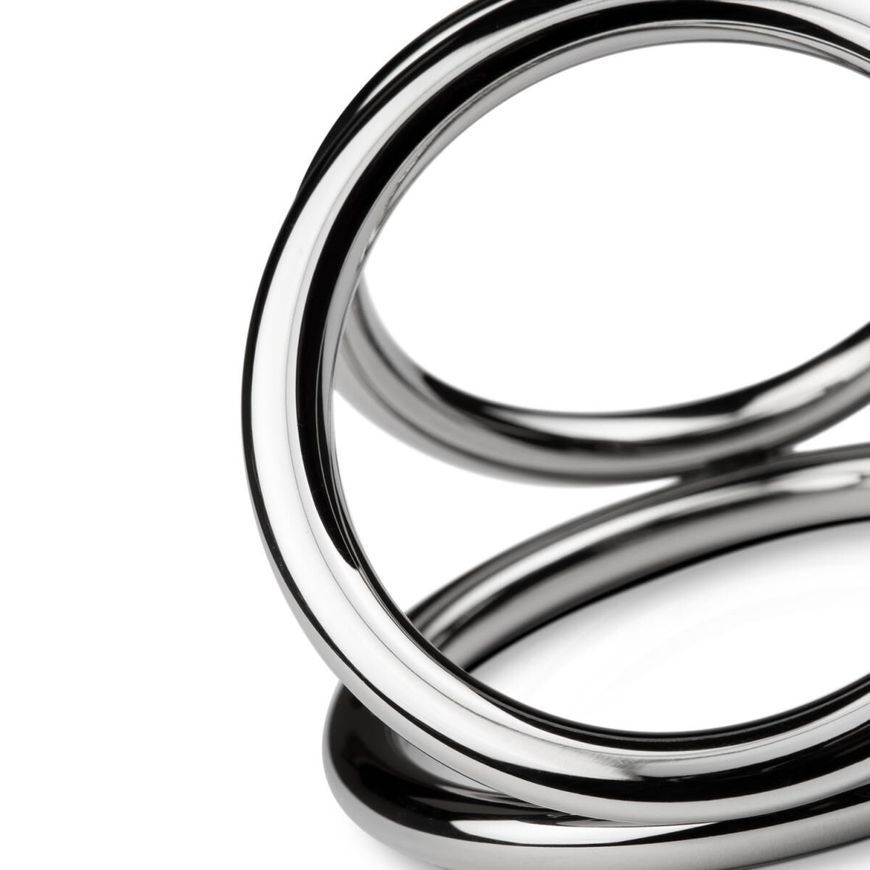 Потрійне ерекційне кільце Sinner Gear Unbendable &ndash; Triad Chamber Metal Cock and Ball Ring &ndash; Large