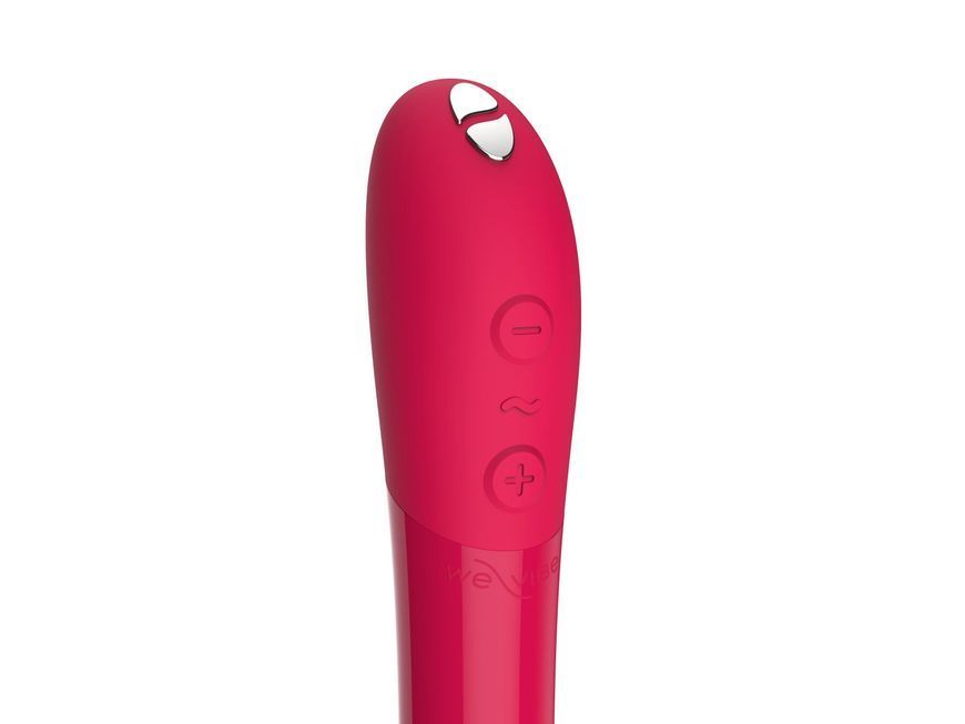 Потужна віброкуля Tango X Cherry Red by We-Vibe, 7 режимів вібрації, 8 рівнів інтенсивності, Червоний