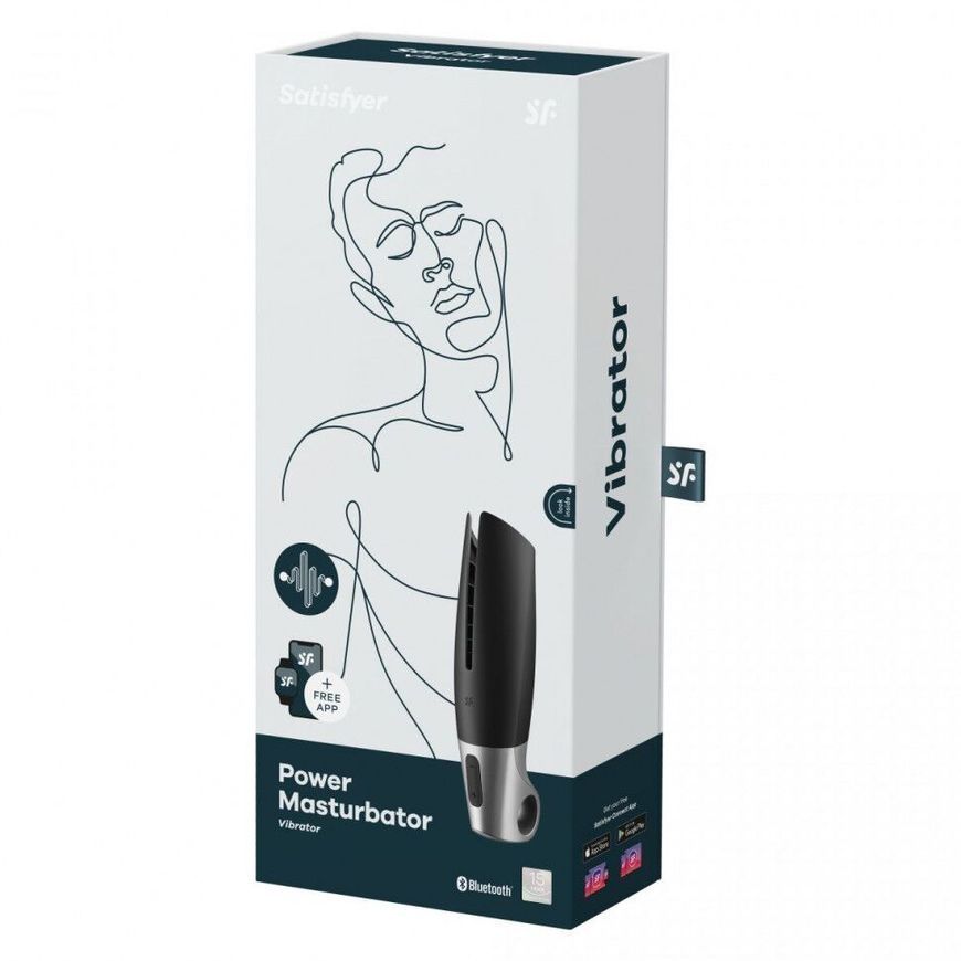 Смарт-мастурбатор Satisfyer Power Masturbator з вібрацією