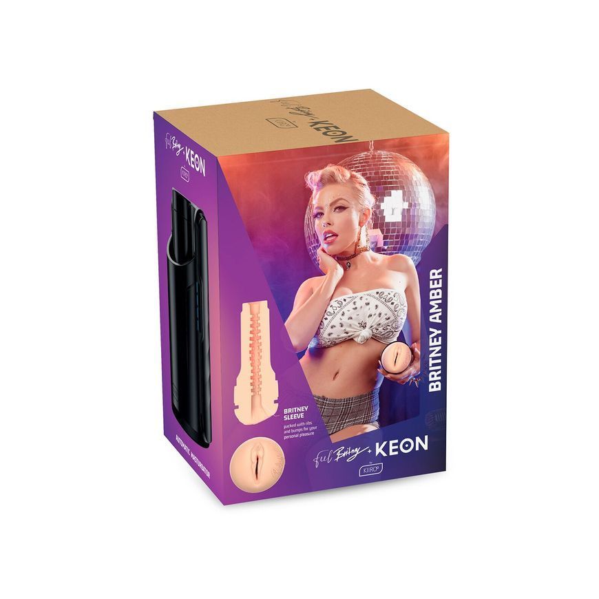 Інтерактивна секс-машина для чоловіків Kiiroo Keon Combo Set з мастурбатором Feel Britney