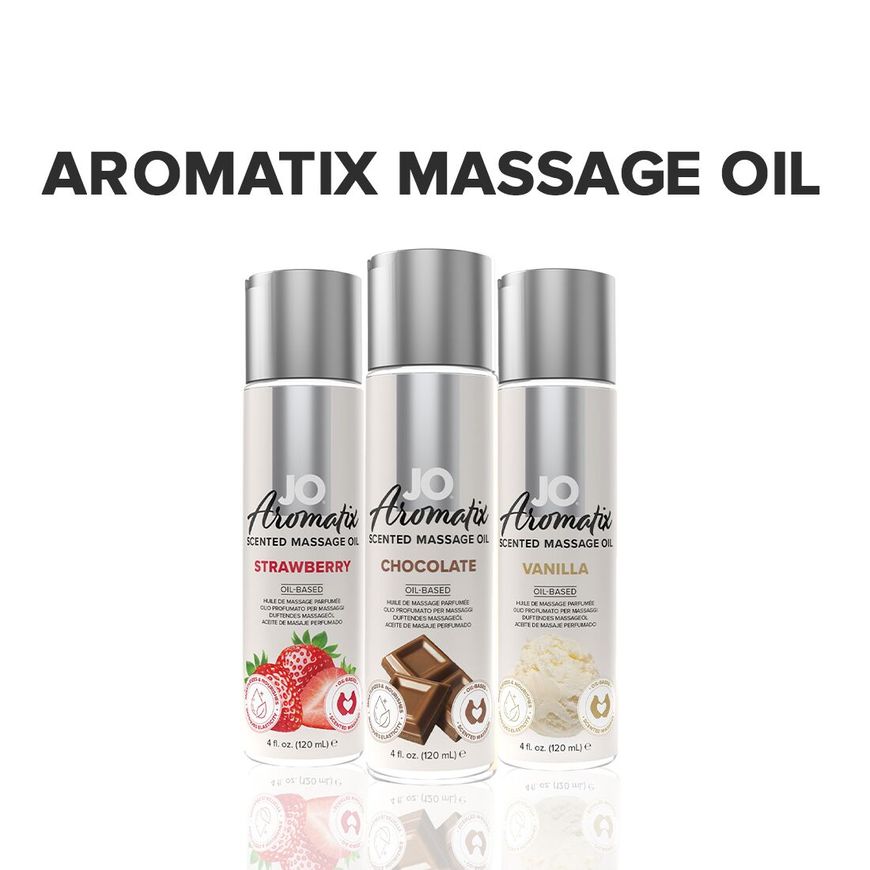 Натуральна масажна олія System JO Aromatix — Massage Oil — Chocolate 120 мл