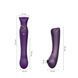 Смартвібратор 3в1 Zalo &mdash; Queen Set Twilight Purple, пульсівна перлина та вакуум, кристал Swarovski