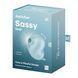 Вакуумний кліторальний стимулятор з вібрацією Satisfyer Sassy Seal, 2 незалежні мотори