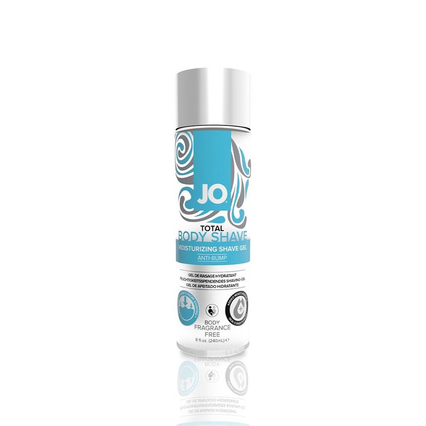 Гель для гоління System JO TOTAL BODY — Anti-bump Intimate Shaving Gel (240 мл) зволожувальний