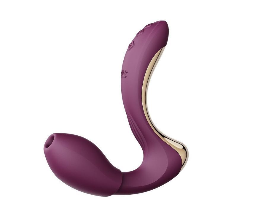 Вібратор-пульсатор з вакуумною насадкою Zalo &ndash; Talis G-Spot PulseWave Vibrator Velvet Purple