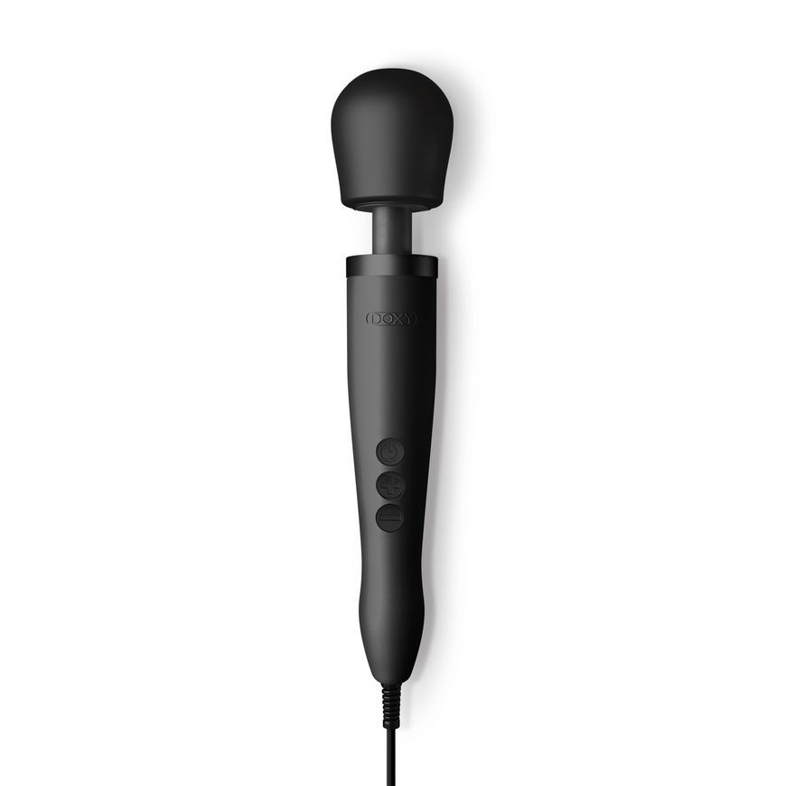 Вібромасажер DOXY Original Black, дуже потужний, живлення 220В