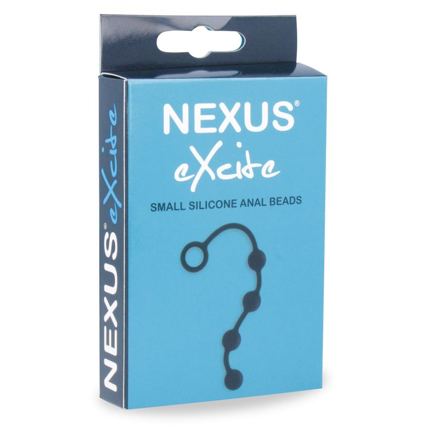 Анальні кульки Nexus Excite Small Anal Beads, силікон, макс. діаметр 2 см