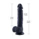 Силіконовий дилдо Hismith 8.3" Silicone Dildo Black