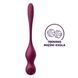 Смарт-вагінальні кульки з вібрацією Satisfyer Love Birds Vary Connect App, змінювана маса, пульт ДК