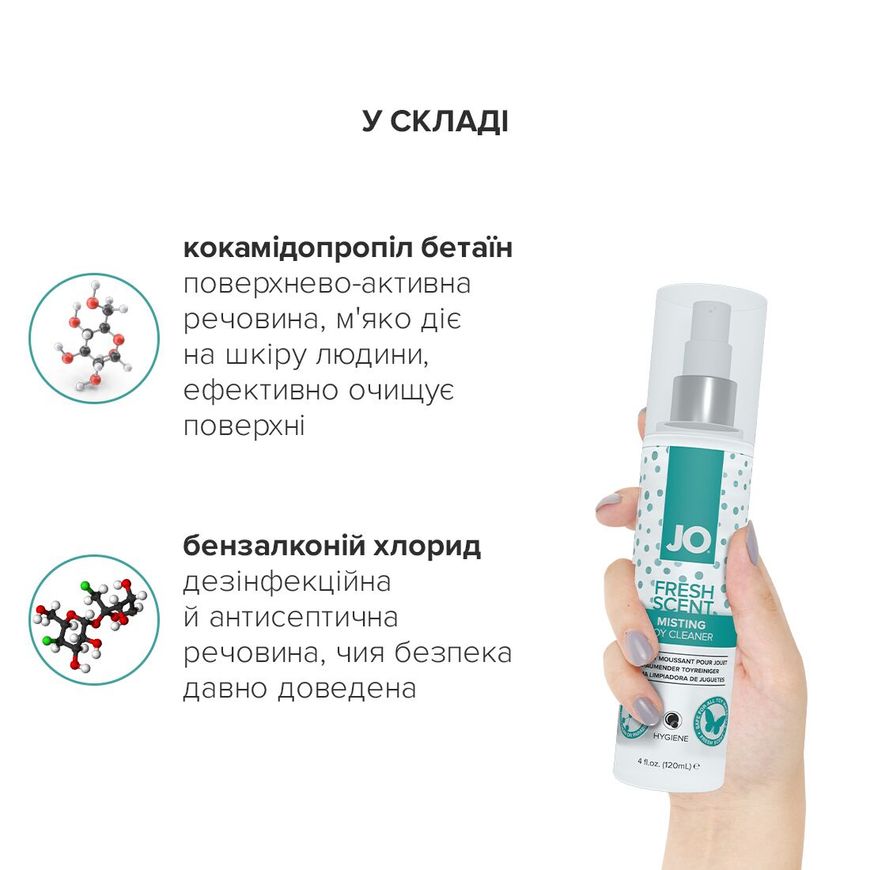 Комплект System JO GWP — ANAL H2O Lubricant 120 мл + Misting Toy Cleaner 120 мл