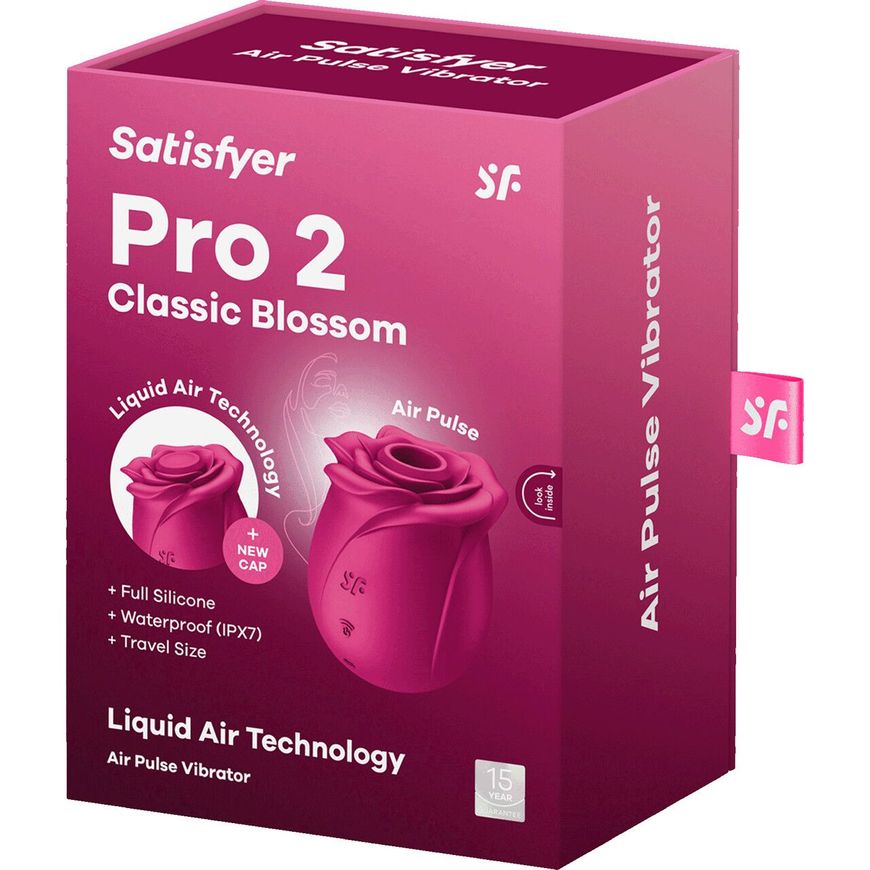 Вакуумний кліторальний стимулятор Satisfyer Pro 2 Classic Blossom, технологія Liquid Air