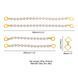 Перлинний нашийник з повідцем та наручниками LOCKINK Pearl Bondage & Restraint Set