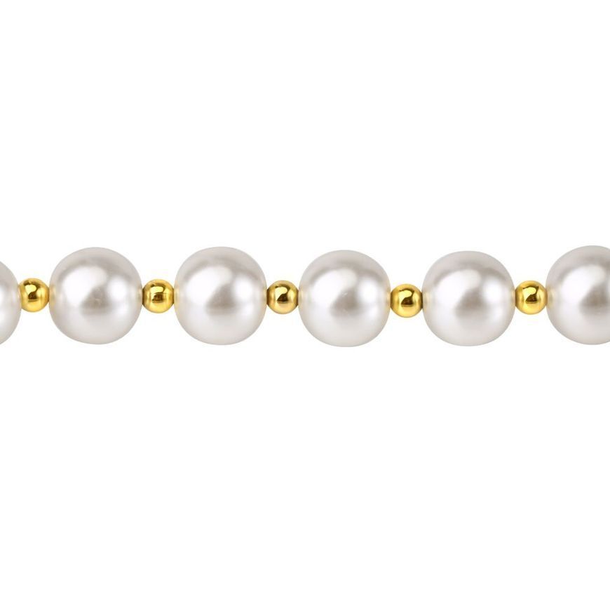 Перлинний нашийник з повідцем та наручниками LOCKINK Pearl Bondage & Restraint Set