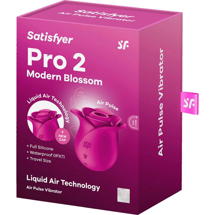 Вакуумний кліторальний стимулятор Satisfyer Pro 2 Modern Blossom, технологія Liquid Air