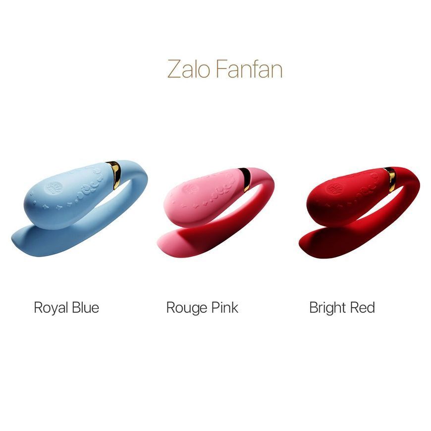 Смартвібратор для пар Zalo &mdash; Fanfan Royal Blue