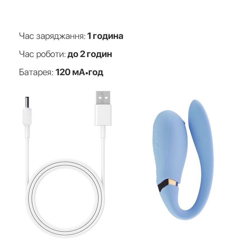 Смартвібратор для пар Zalo &mdash; Fanfan Royal Blue