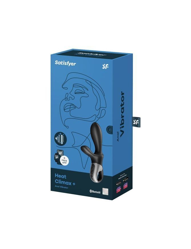Універсальний смарт вібратор з підігрівом Satisfyer Heat Climax +