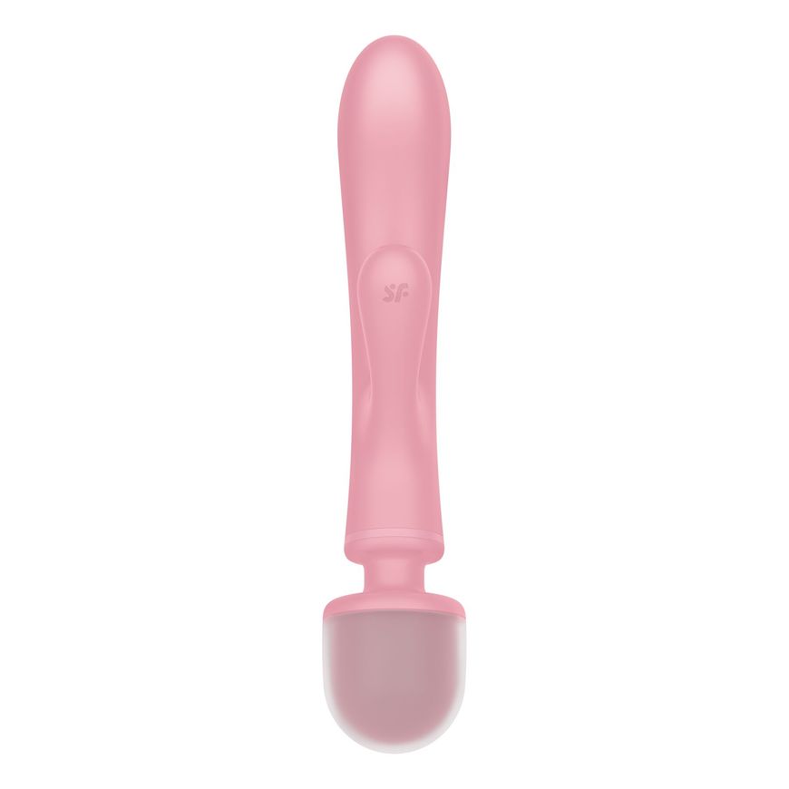 Вібратор-кролик з вібромасажером Satisfyer Triple Lover Pink, 3 мотори