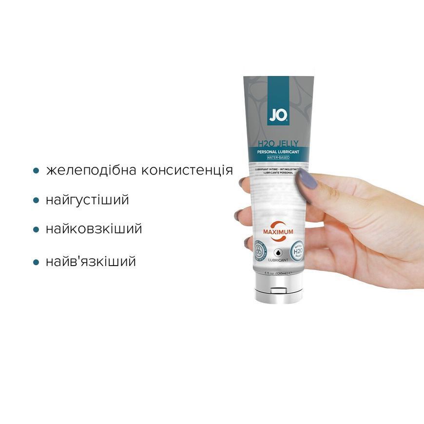Густий лубрикант на водній основі System JO H2O JELLY &mdash; MAXIMUM (120 мл)
