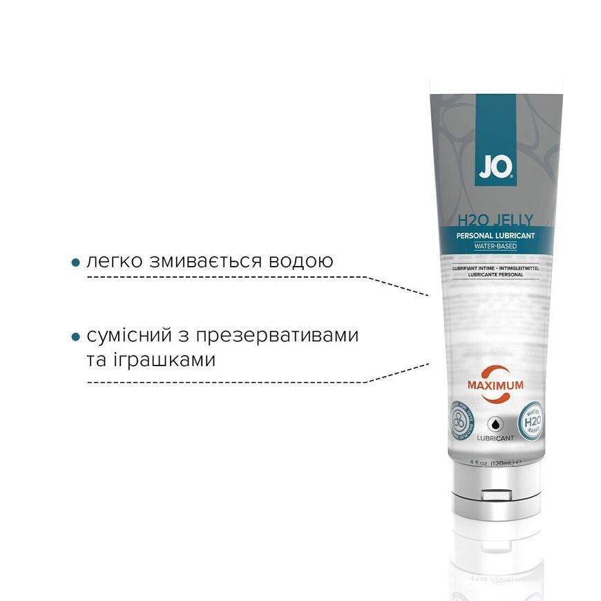 Густий лубрикант на водній основі System JO H2O JELLY &mdash; MAXIMUM (120 мл)
